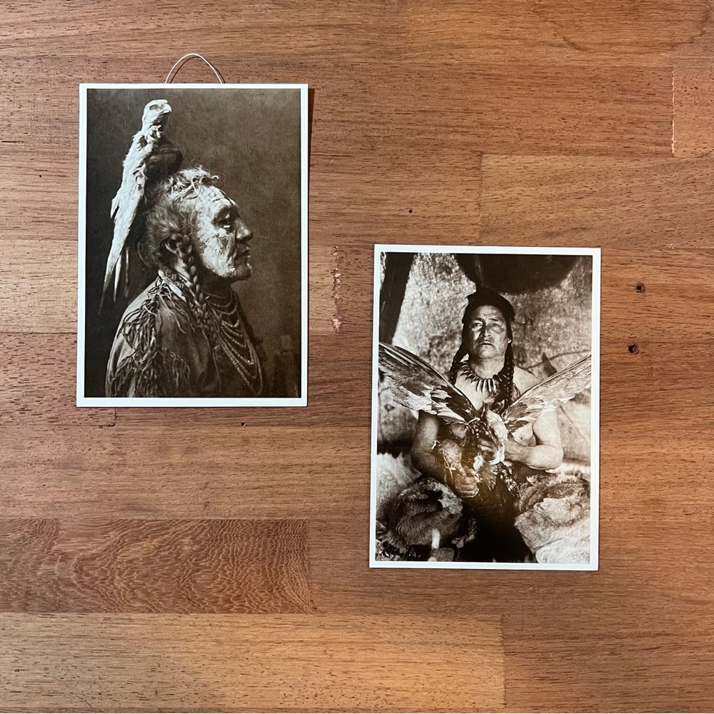 Native American photog postcards